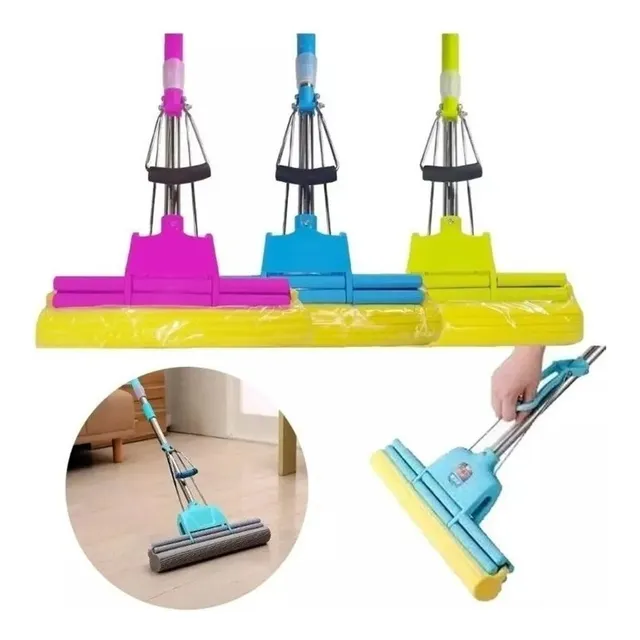 Trapeador Mop Esponja Autoexprimible 3en1 Barre Trapea Seca