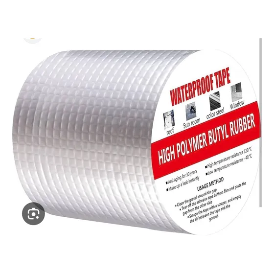 Cinta Adhesiva  De Butilo 10cm De Ancho Por 5 Mts De Largo