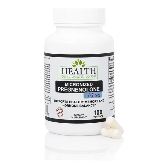 Complemente La Salud Como Debería Ser: Pregnenolona 75 Mg 10