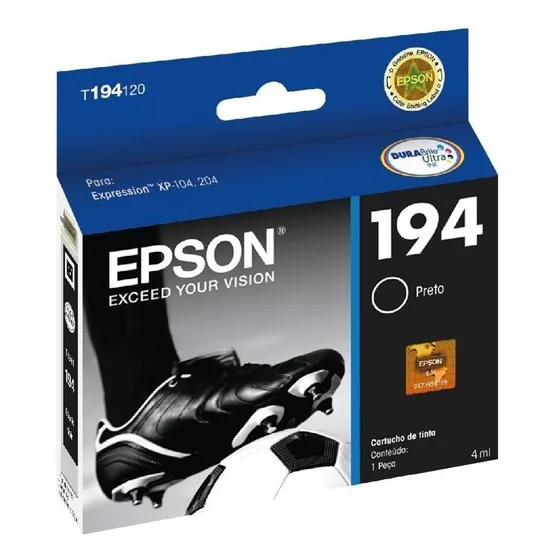 Cartucho Epson 194 Preto T194120-br Para Xp204/214
