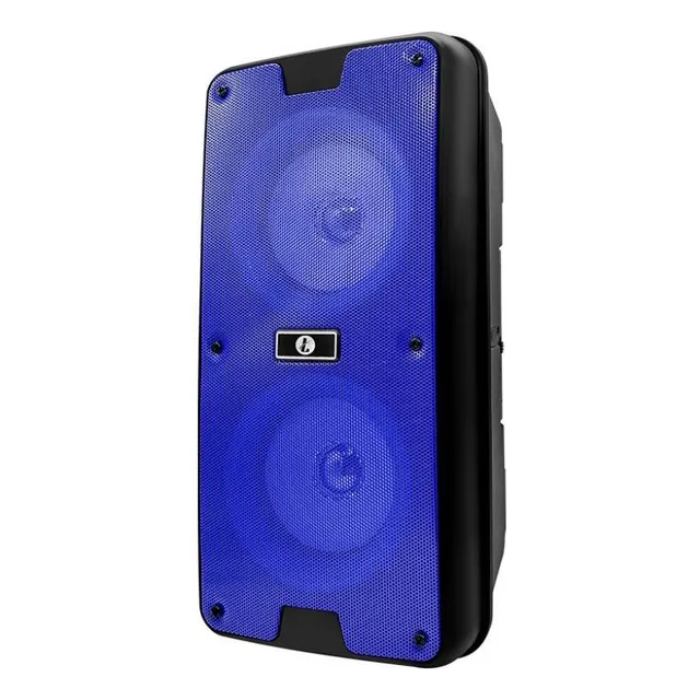 Parlante Portátil Tws Bluetooth Fm Recargable Luces Led