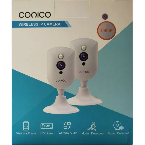 Cámara De Seguridad Inalámbrica Wireless Ip Conico Nueva!!!