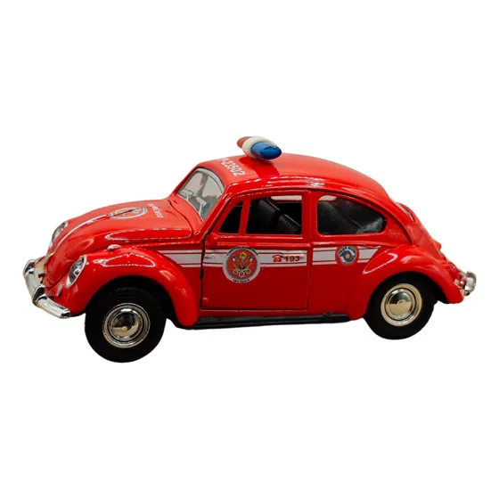 Carrinho Miniatura Vw Fusca Do Corpo De Bombeiro De Sp