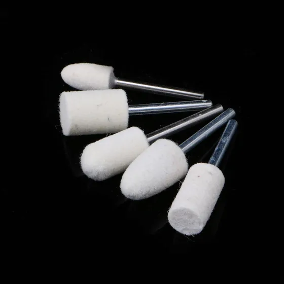Pack De 5 Mopas Pulido De Lana, Dremel, Taladros, Etc 
