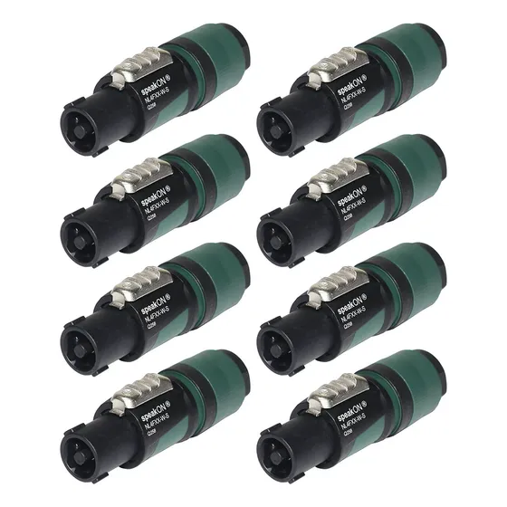 Neutrik Nl4fxx-w-s Ficha Conector Speakon 6-12mm Combo X8u