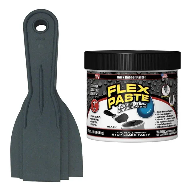 Flex Sello Flex Paste Negro De 1 Lb Con Herramientas Allway