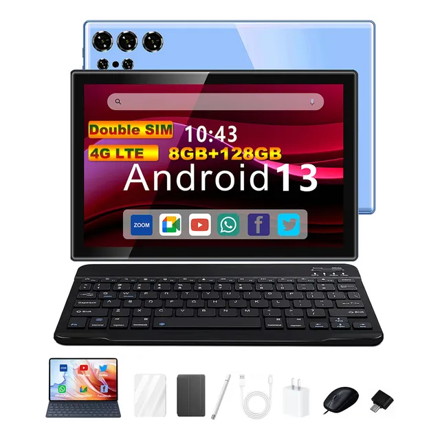 Yeemovil X30 Tablet 8+128gb Con Funda Tab 10.1 8600mah