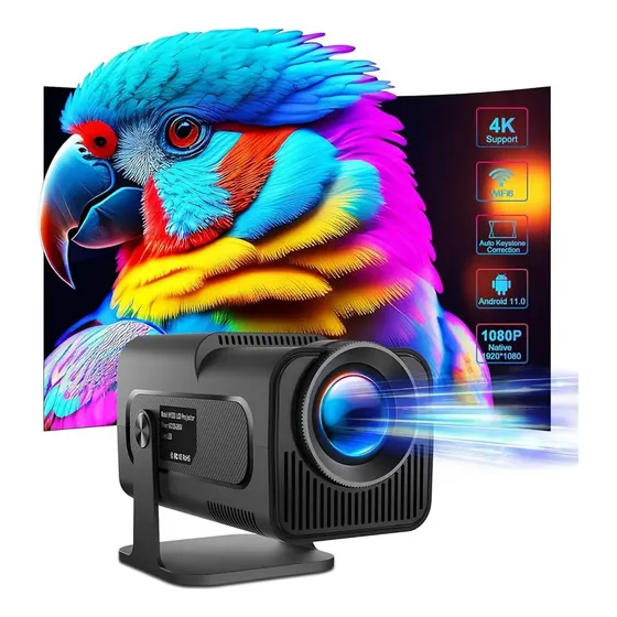 Proyector Magcubic HY320 Mini Full HD con WiFi 6 y Android Negro | Cuotas sin interés