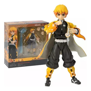 Boneco De Ação Demon Slayer Figma 522-dx Zenitsu Agatsuma , Boneco De Ação Demon Slayer Figma 522-dx Zenitsu Agatsuma ,