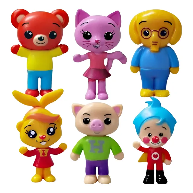 Plim Plim Palhaço Um Héroi Do Coração Miniaturas 6pcs Mago