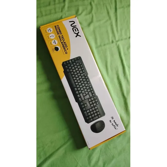 Kit Teclado Y Mouse Inalambrico Genérico Ktmi0120 Español