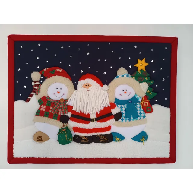 Cuadro Navidad En Pachwork Sin Aguja