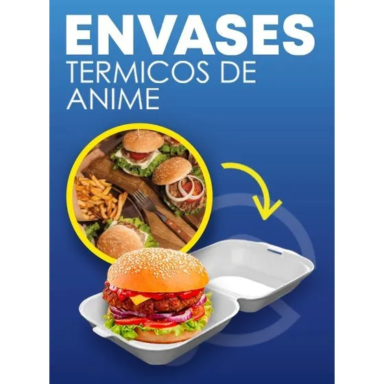 Envases Térmicos De Anime Ct1, Porta Comida.