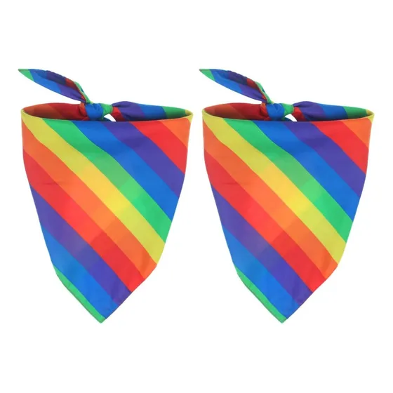Pack 2 Unid Bandanas Pañuelos Deportivo Multiuso Diseño Lgbt