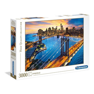 New York Brooklyn Bridge Rompecabezas 3000 Pz Clementoni New York Brooklyn Bridge Rompecabezas 3000 Pz Clementoni