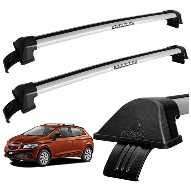 Barras De Techo Eqmax Chevrolet Onix 2012/2019 Gris Plata 