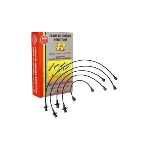 Cables De Bujias Escarabajo Kombi Brasilia Nucleo Cobre