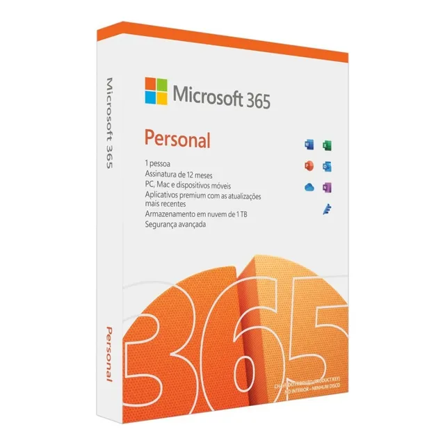 Microsoft Office 365 Personal 2020 para 1 usuario y 1 TB en la nube Digital