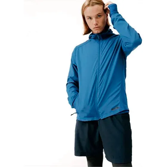 Jaqueta Corta-vento De Corrida Masculino Kalenji Azul