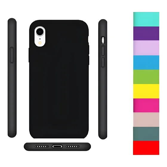 Capa Capinha Compatível Para iPhone XR Silicone Cor Premium