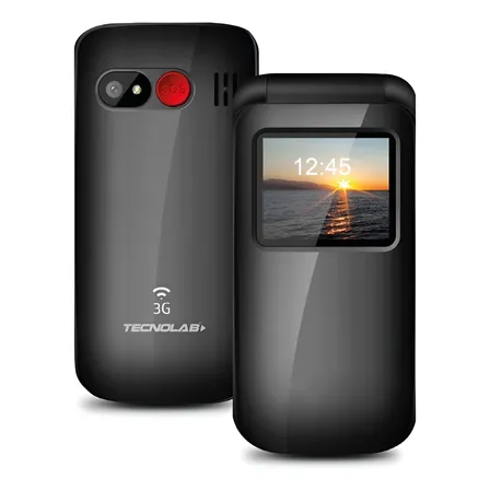 Teléfono Celular Senior Adulto Mayor Almeja 3g Sos