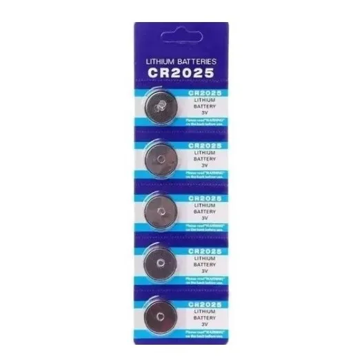 Pack 5 Pilas De Litio Cr2032 2016 2025