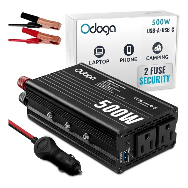 Inversor De Corriente De 500w 12v A 110v Convertidor Con Usb