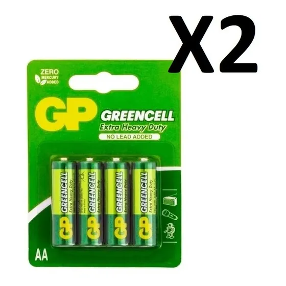 Pilas Baterias  Aa  Greencell  Gp Blisters De 4 Unidades 