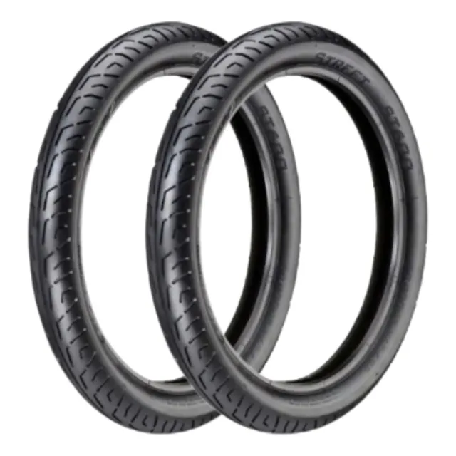 Par Pneu Vipal 100/80-18 E 80/100-18 St600 S/c Original