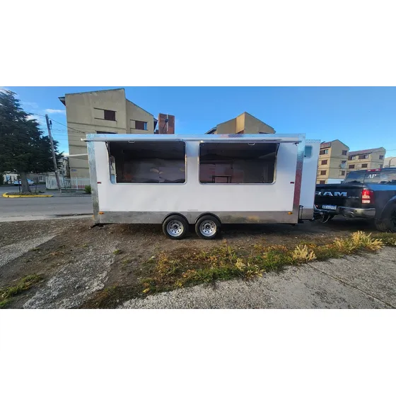 Tráiler Gastronómico 5 Metros Fibra De Vidrio Food Truck