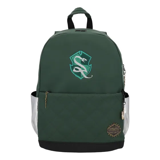 Mochila Slytherin Harry Potter Limited Edition Color Verde Diseño De La Tela Lisa HLG004-BP233A