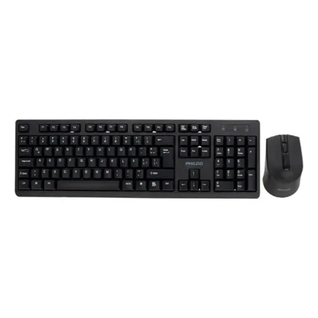 Kit De Teclado + Mouse Philco 29ppr6354k Inalambrico Negro