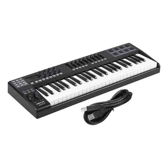 Worlde Panda49 Teclado Midi 49 Teclas Música Ios Android Pc