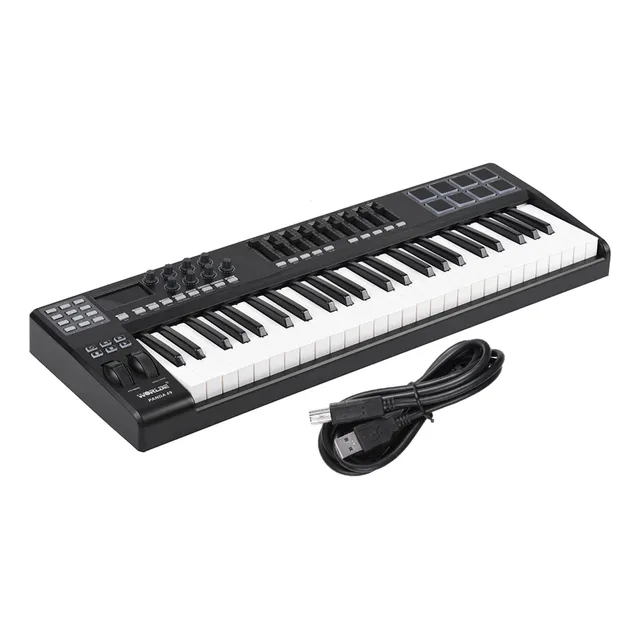 Worlde Panda49 Teclado Midi 49 Teclas Música Ios Android Pc
