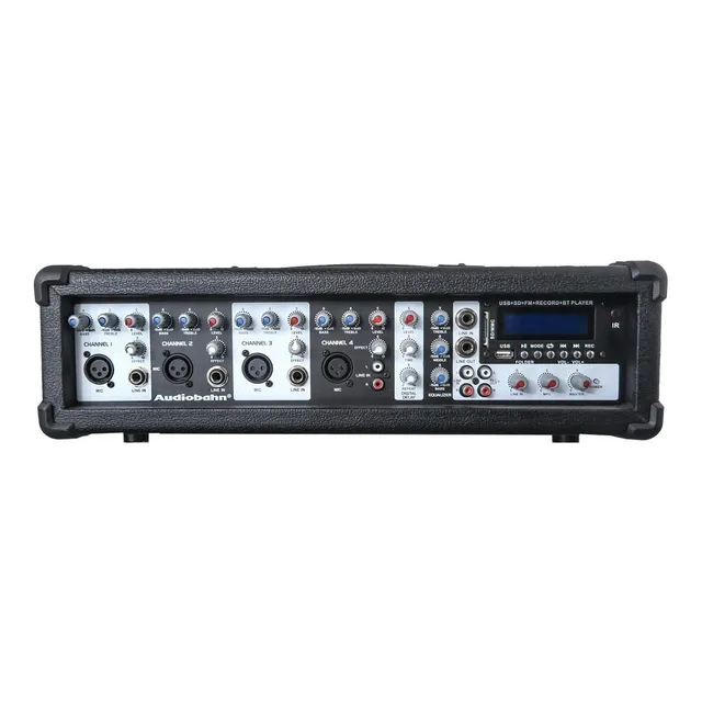 Mezcladora 4 Canales Audiobahn Apm4300i Bluetooth Usb