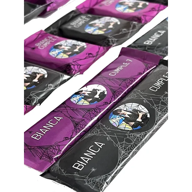 Golosinas Personalizadas X 15 Candy Bar Merlina