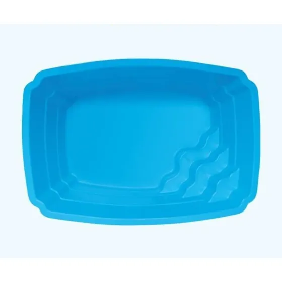 Piscina De Fibra 3.50x2.50x1.10 Completa
