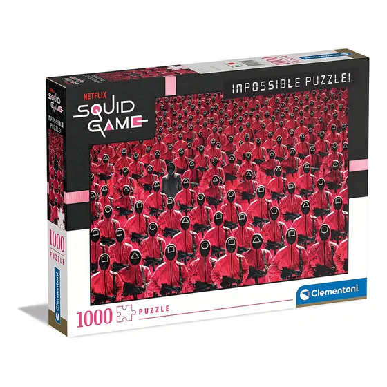 Rompecabezas Imposible Squid Game 1000 Pz Juego Del Calamar Clementoni Italia Impossible Puzzle Gran Reto Netflix