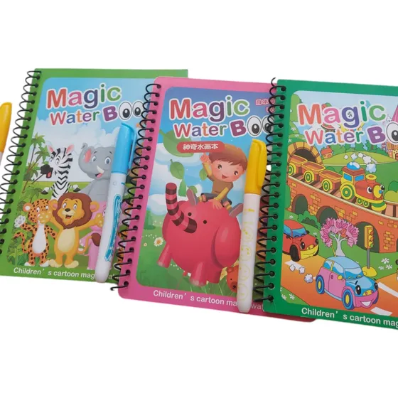 Juguete Libro Magico De Agua Reutilizable Para Niños 