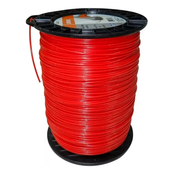 Bobina Nylon Fio De Corte Stihl 2,7mm Com 512 Metros Redondo Cor Vermelho