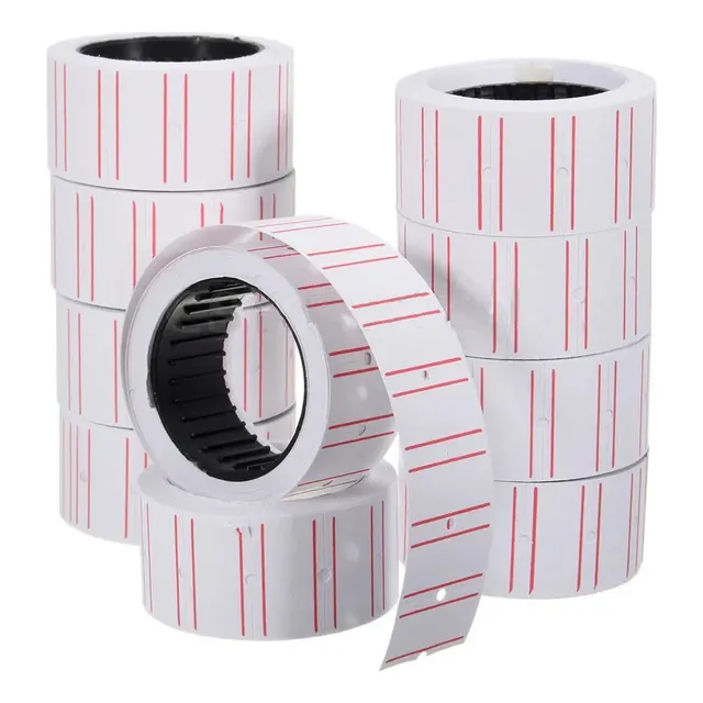 Etiquetas Autdhesivas Para Precios Blanco 21.5x12mm X10rollo