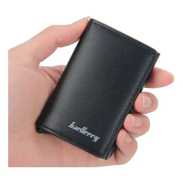 Billetera Baellerry Hombre Protección Rfid Tarjetero En Caja