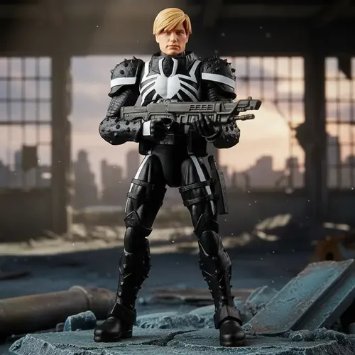 Figura articulada pirata de Flash Thompson Agent Venom 19 cm