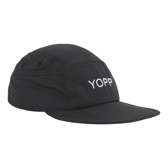 Boné Esportivo Yopp Ultraleve E Respirável 5 Painel Preto