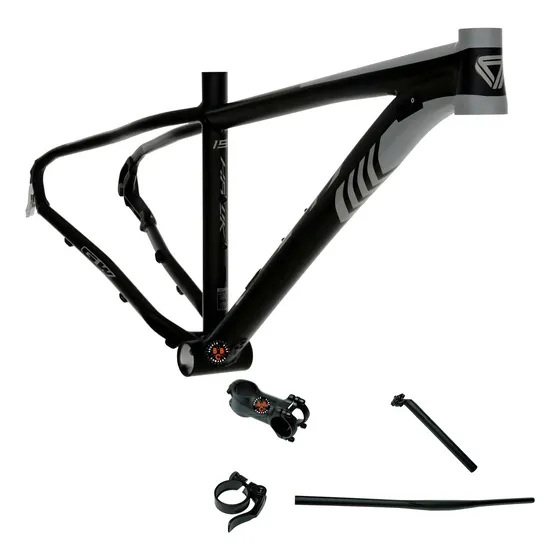 Marco Gw Hawnk 29 Centro Pressfit Frente Conico Aluminio Mtb Color Negro Mate Gris Tamaño Del Cuadro L