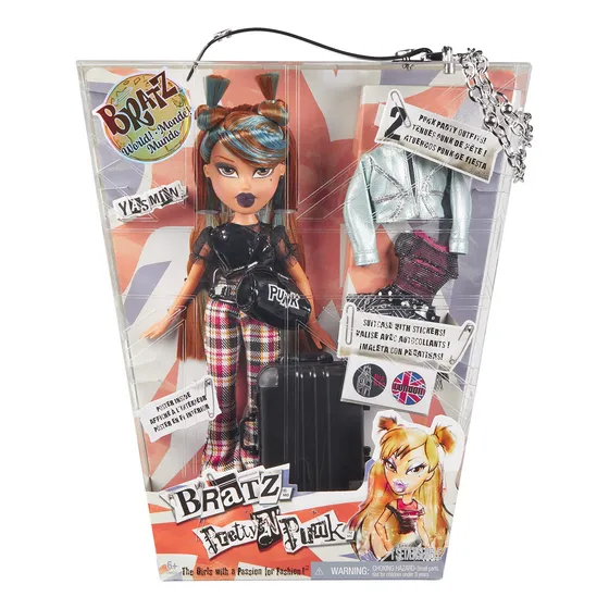 Bratz Pretty 'n' Punk Yasmin - Muñeca De Moda Con 2 Trajes