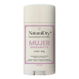Natural Dry - Desodorante Natural En Barra - Bergamota 50g Natural Dry - Desodorante Natural En Barra - Bergamota 50g