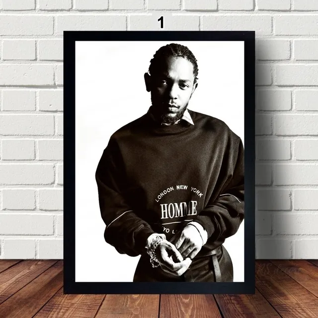 Quadro Poster  Do Rapper Kendrik Lamar  Ultra Resolução A3