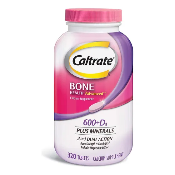 Suplemento De Caltrato De Calcio 600 Mg+d3 320 Comprimidos