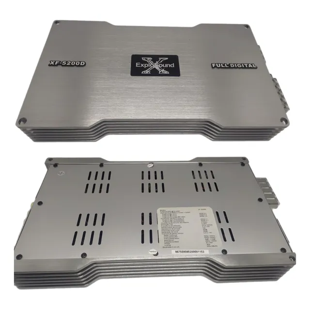 Amplificador Xplosound 5200w 5.1 Carro/caminhonete Preto